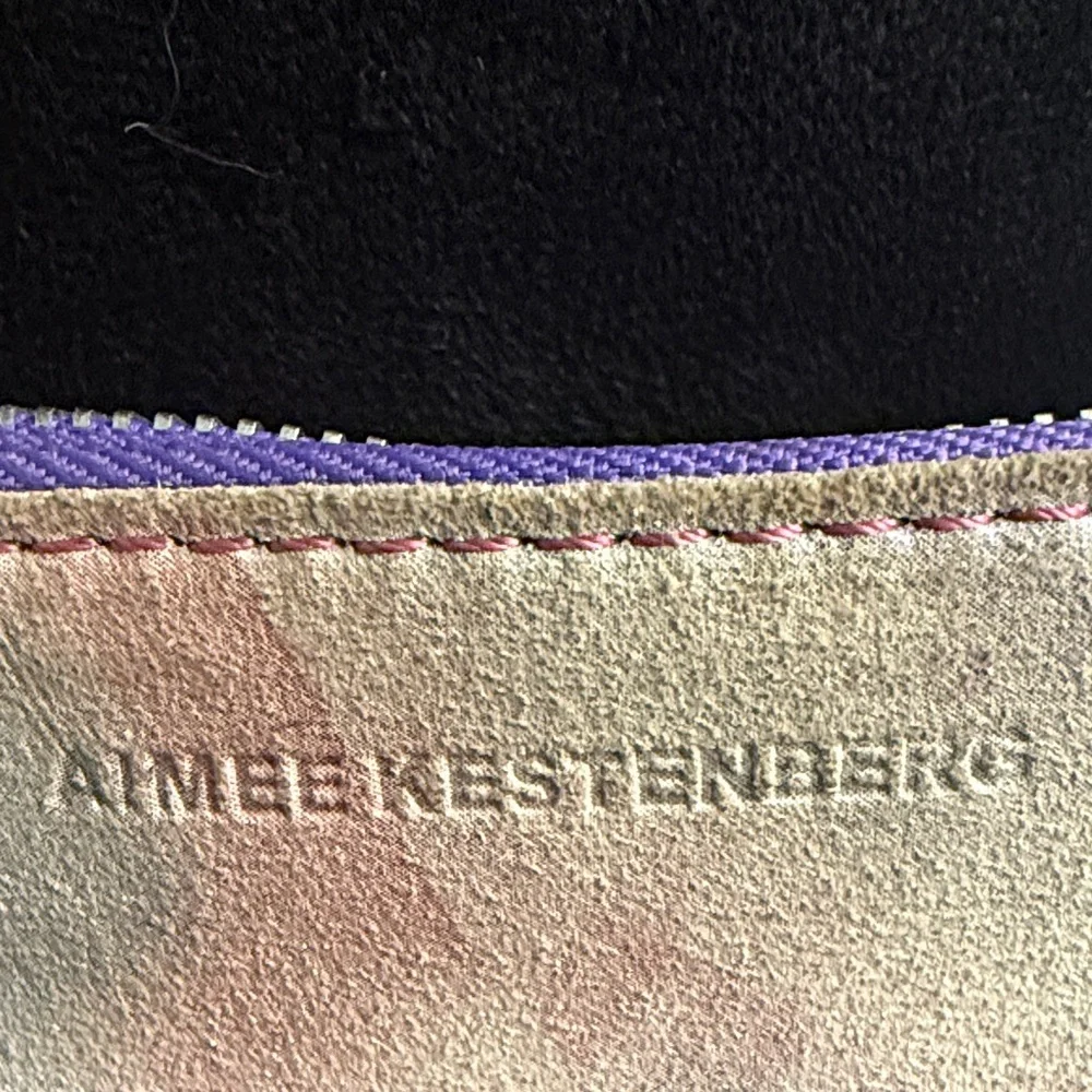 Aimee Kestenberg suede rainbow brushed print Crossbody Bag